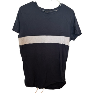 Jack & Jones Men's Black White Striped Shirt